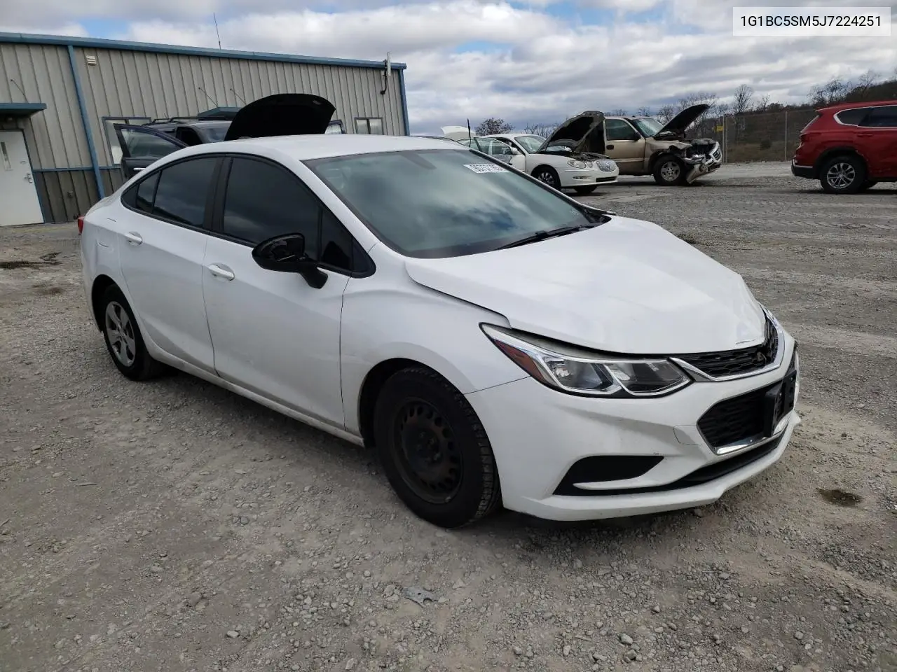 1G1BC5SM5J7224251 2018 Chevrolet Cruze Ls