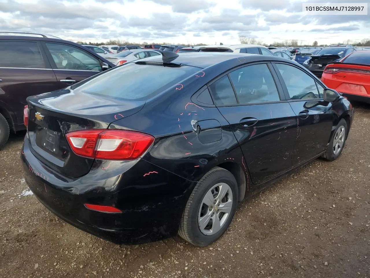 1G1BC5SM4J7128997 2018 Chevrolet Cruze Ls