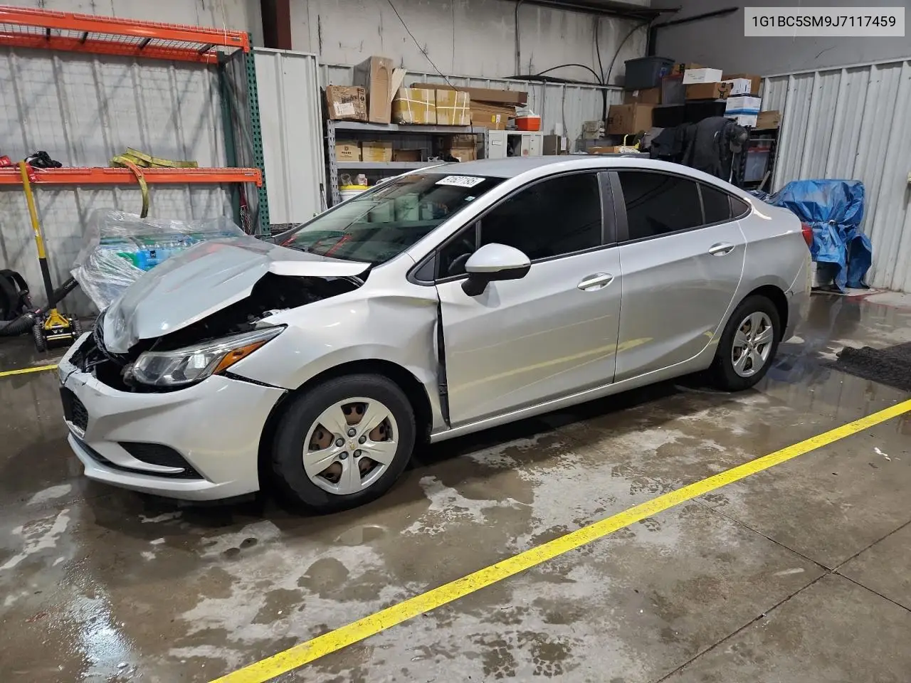 1G1BC5SM9J7117459 2018 Chevrolet Cruze Ls