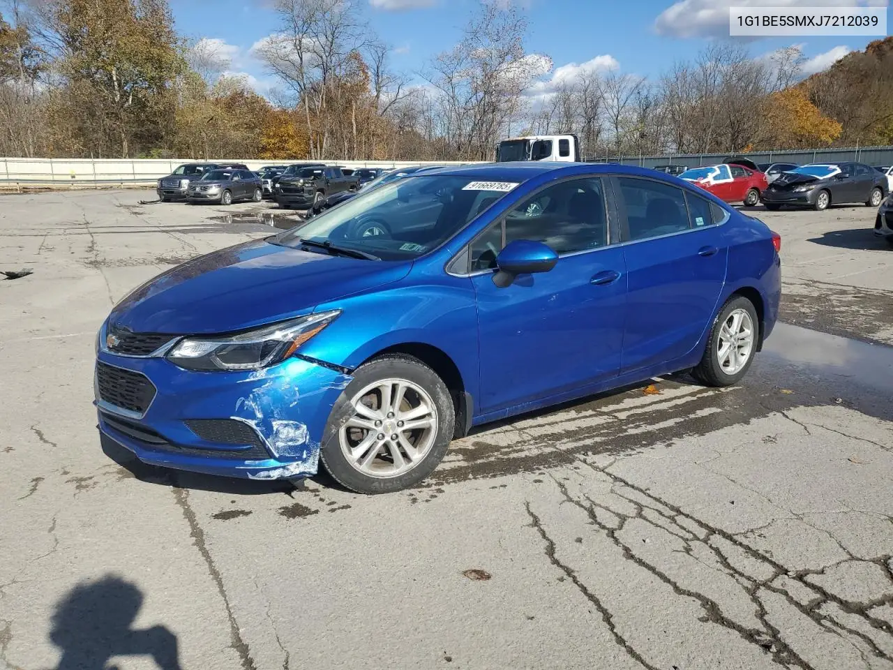 1G1BE5SMXJ7212039 2018 Chevrolet Cruze Lt