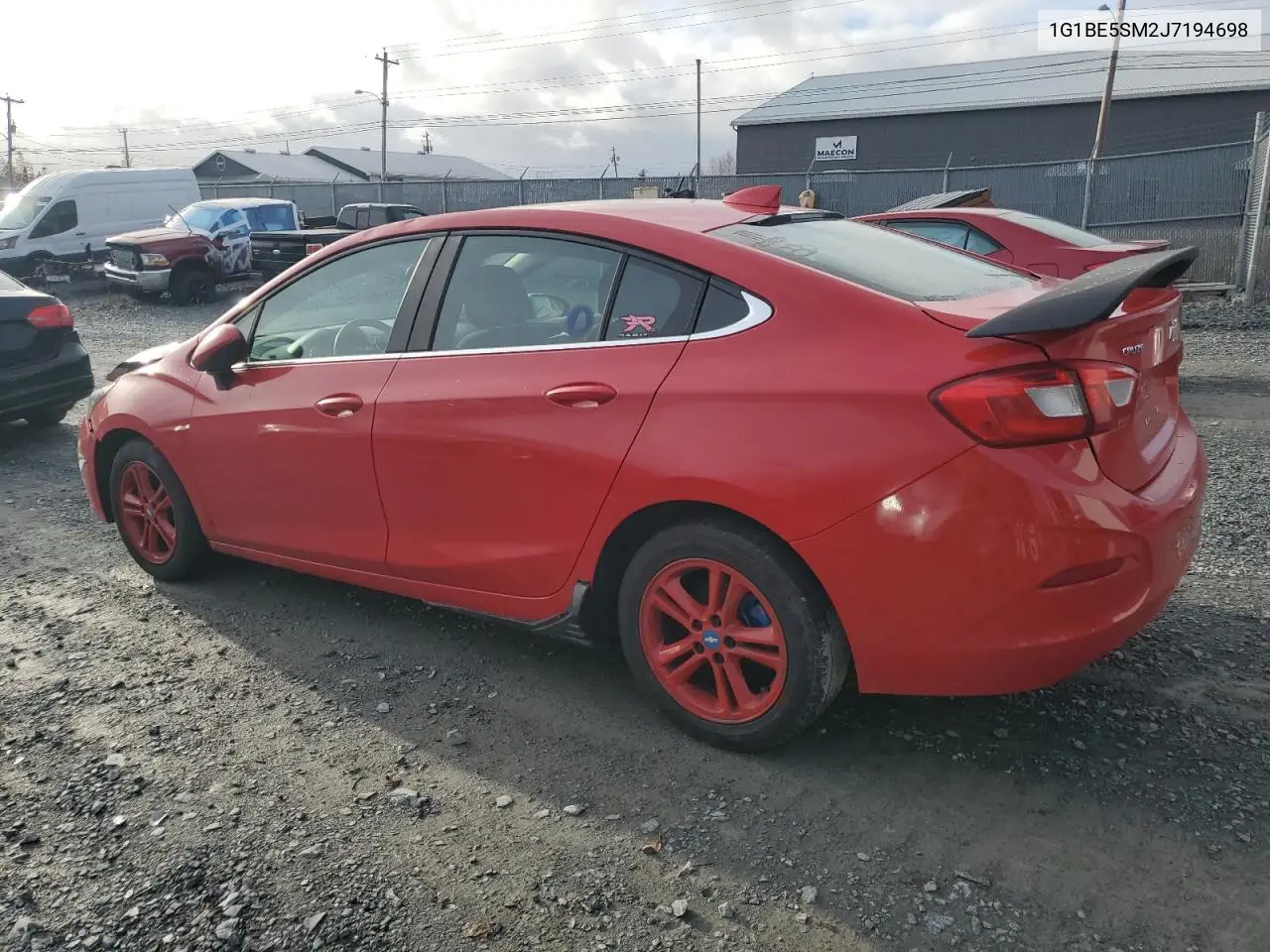 1G1BE5SM2J7194698 2018 Chevrolet Cruze Lt