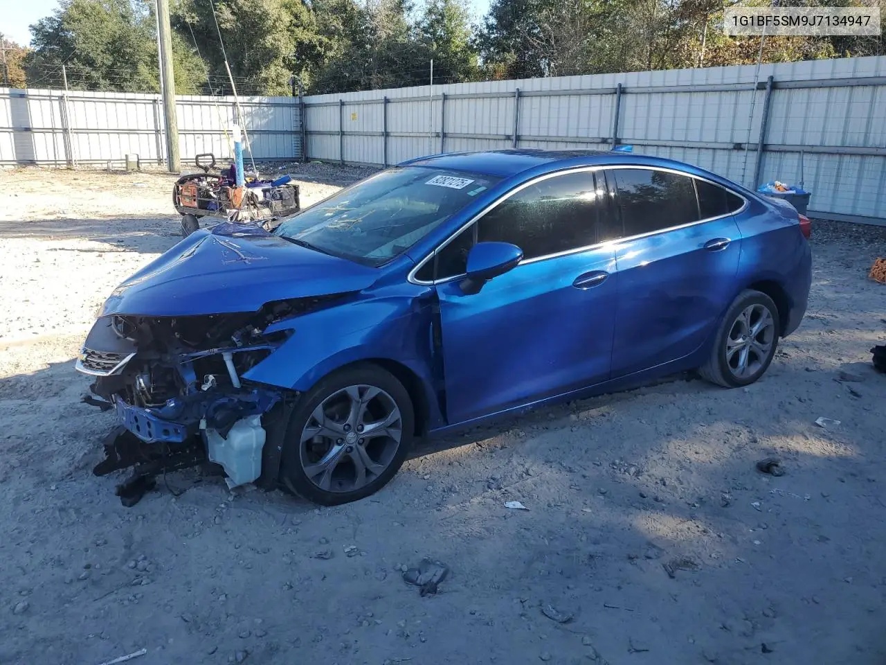 1G1BF5SM9J7134947 2018 Chevrolet Cruze Premier