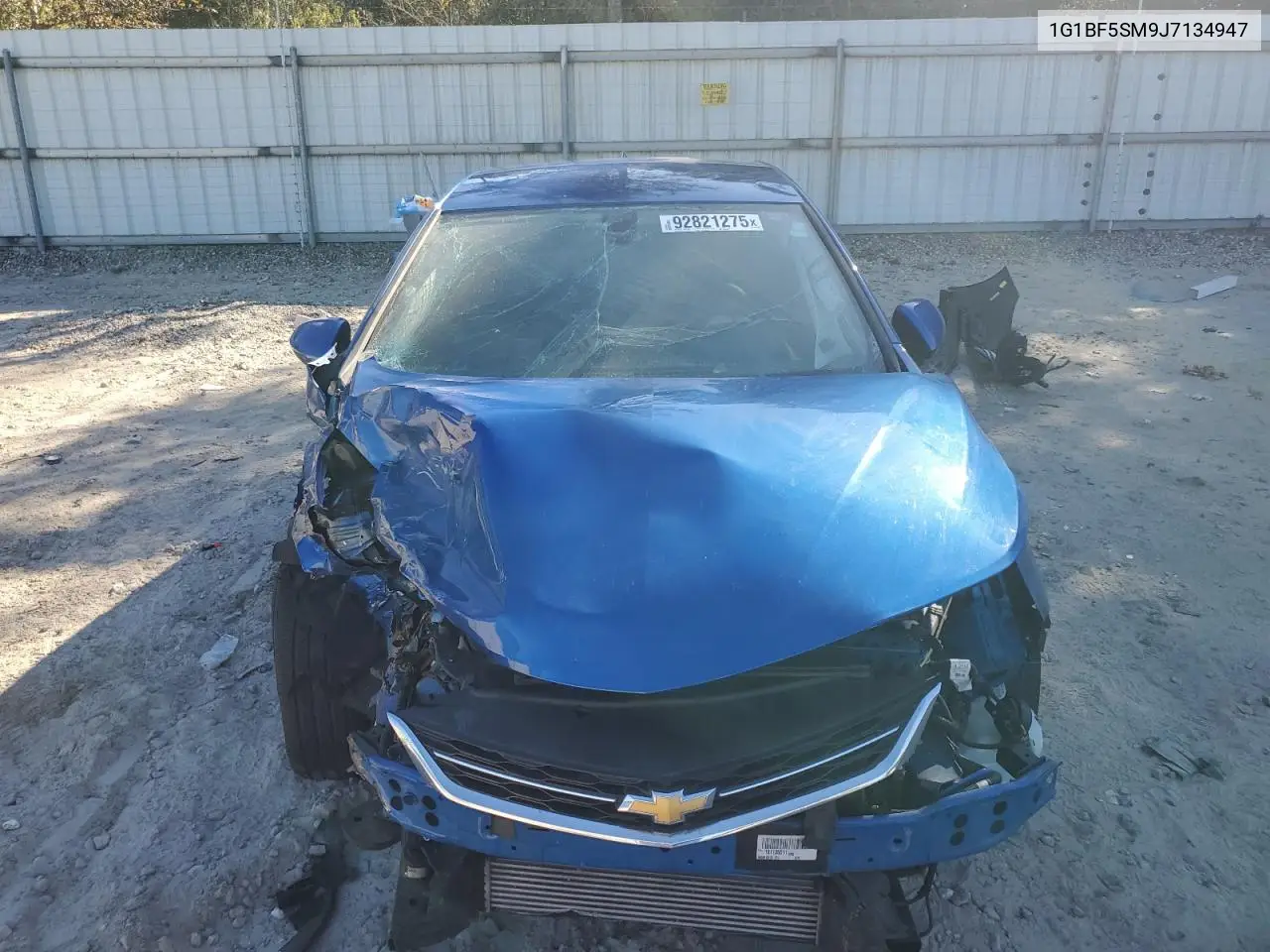 1G1BF5SM9J7134947 2018 Chevrolet Cruze Premier