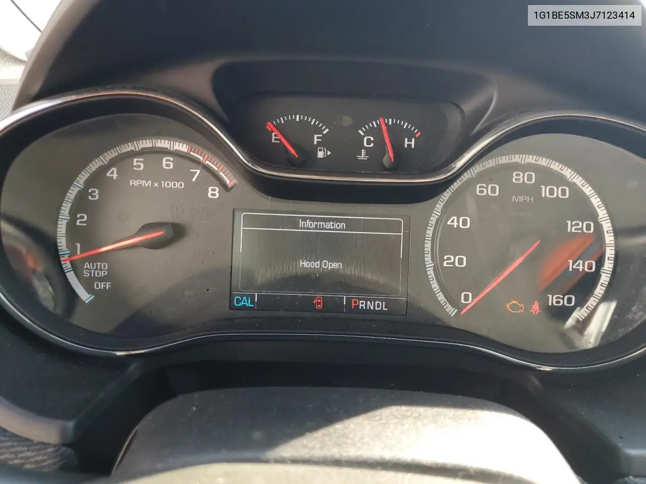 1G1BE5SM3J7123414 2018 Chevrolet Cruze Lt