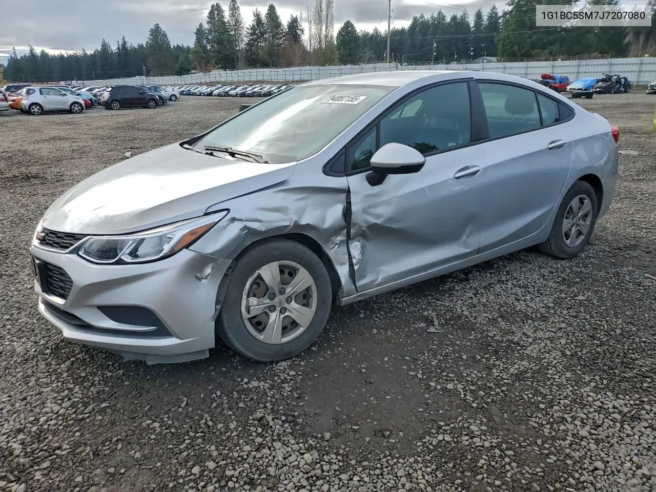 1G1BC5SM7J7207080 2018 Chevrolet Cruze Ls