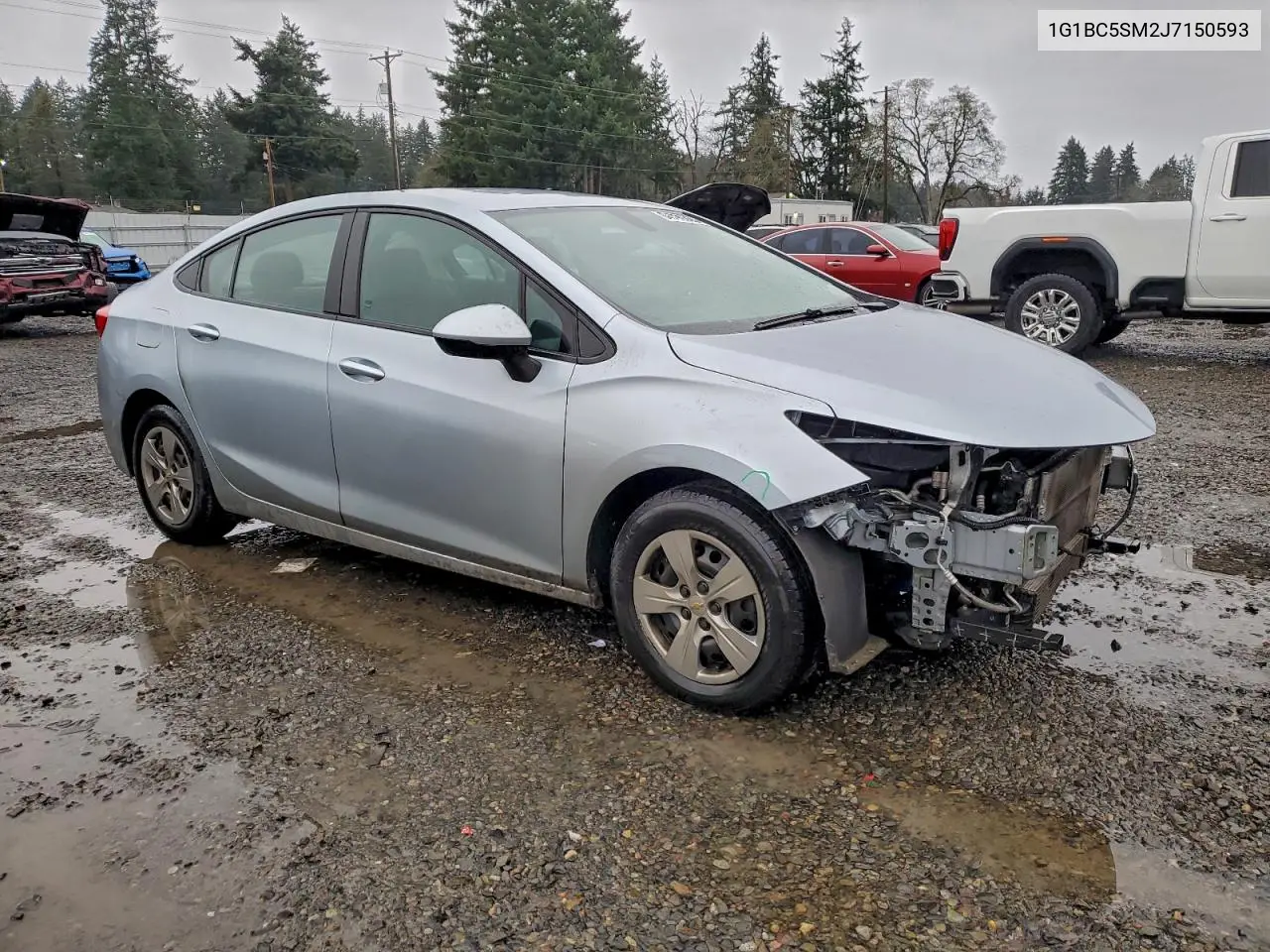 1G1BC5SM2J7150593 2018 Chevrolet Cruze Ls