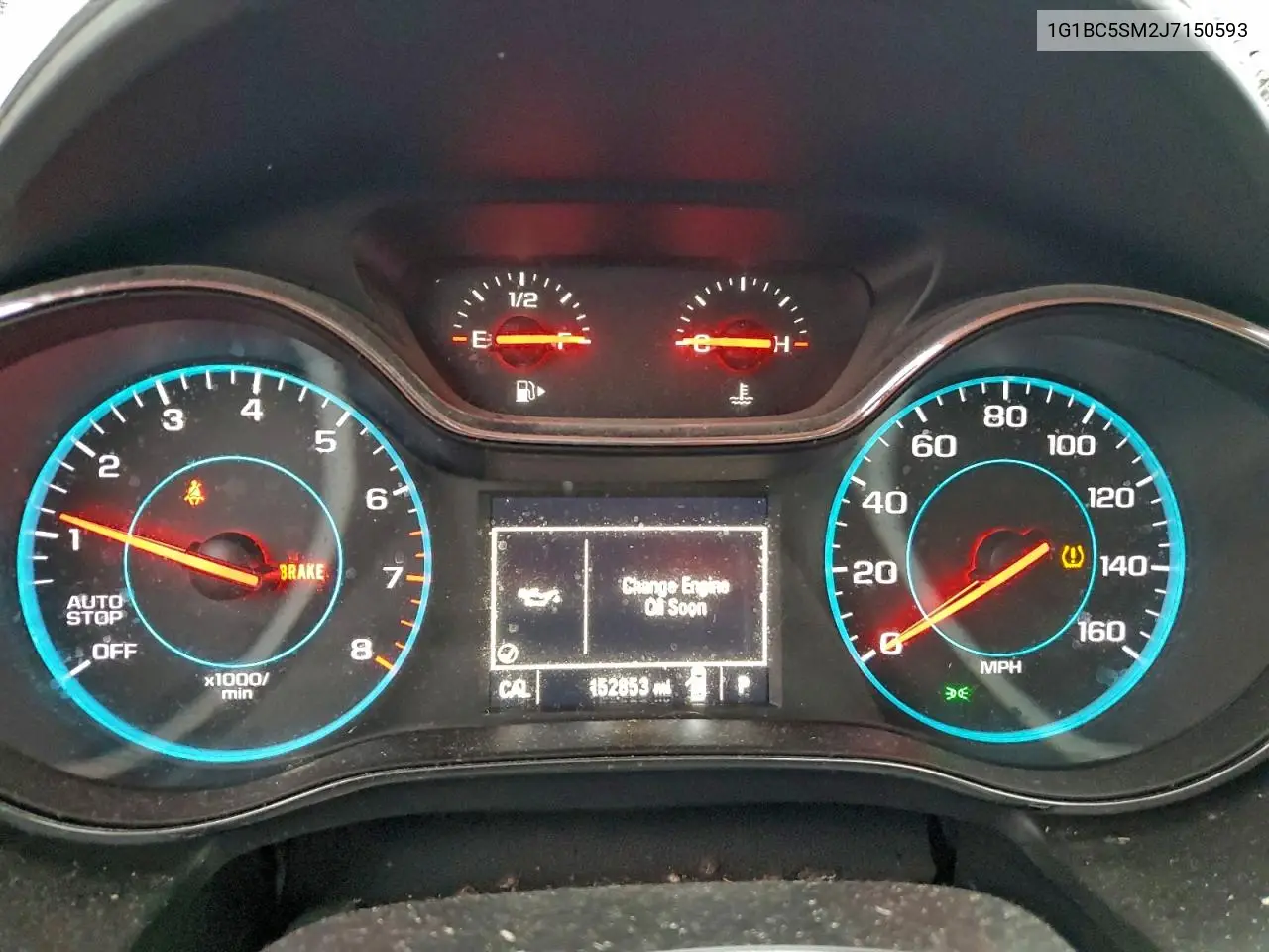 1G1BC5SM2J7150593 2018 Chevrolet Cruze Ls