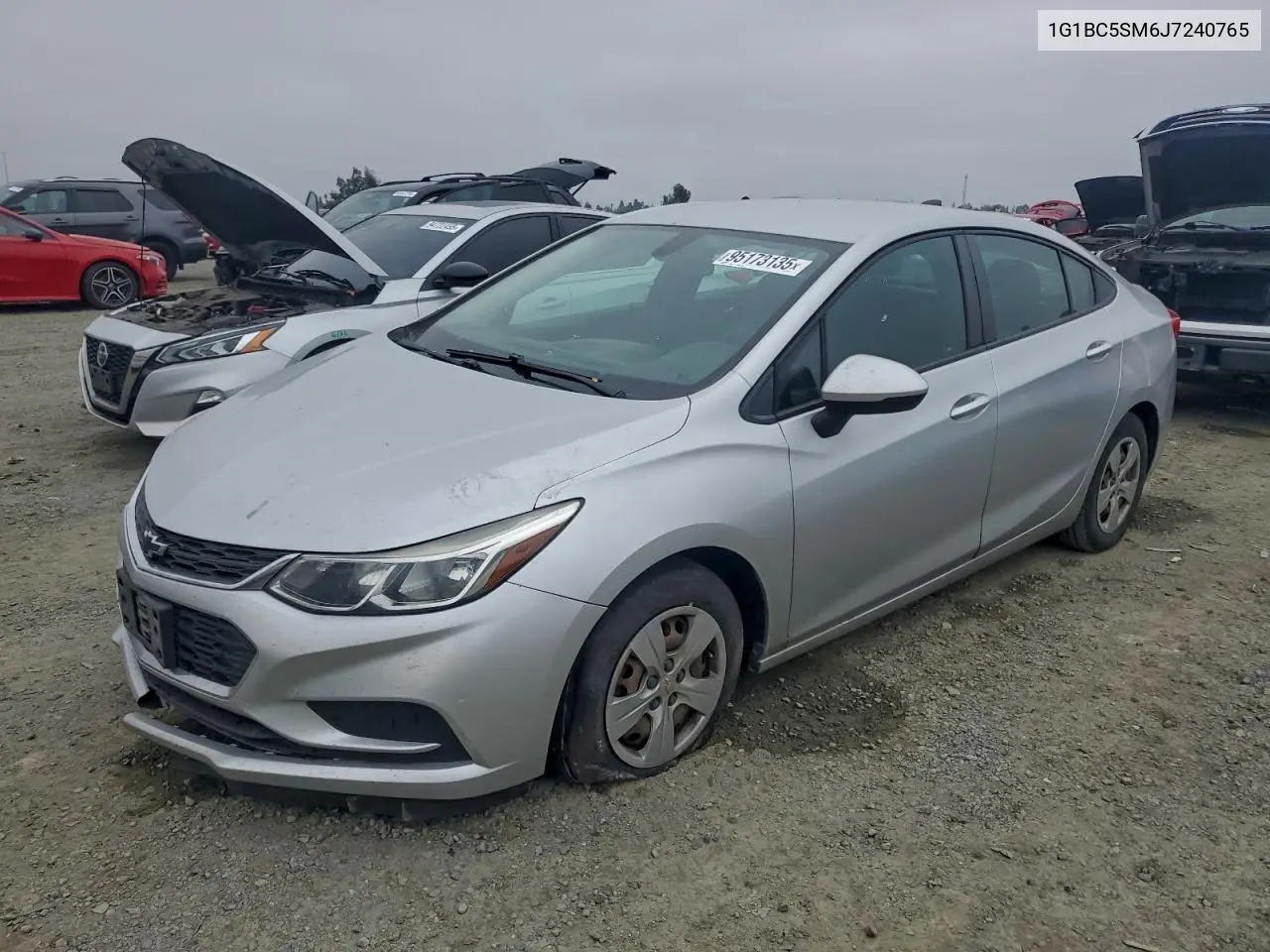 1G1BC5SM6J7240765 2018 Chevrolet Cruze Ls