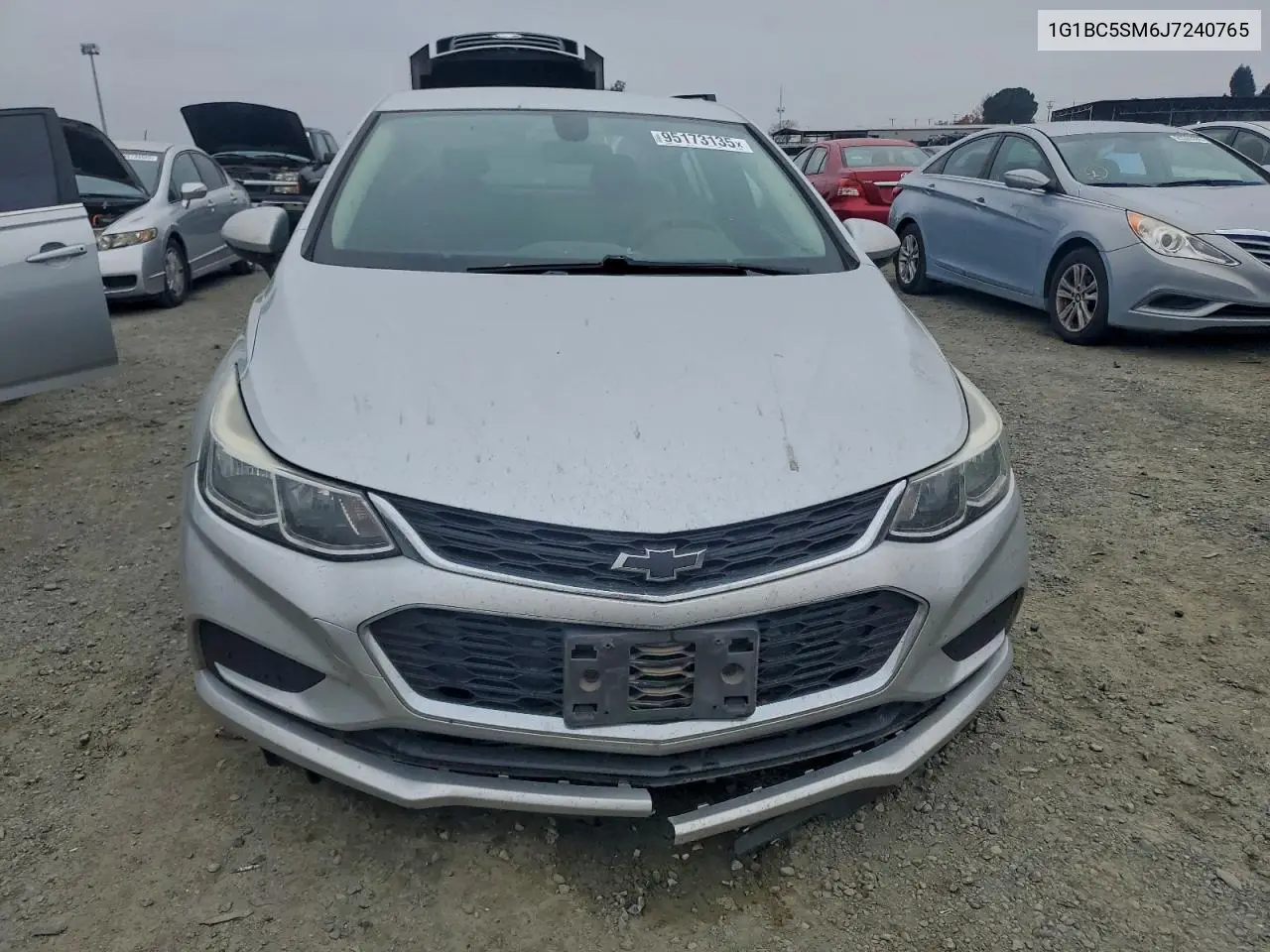 1G1BC5SM6J7240765 2018 Chevrolet Cruze Ls
