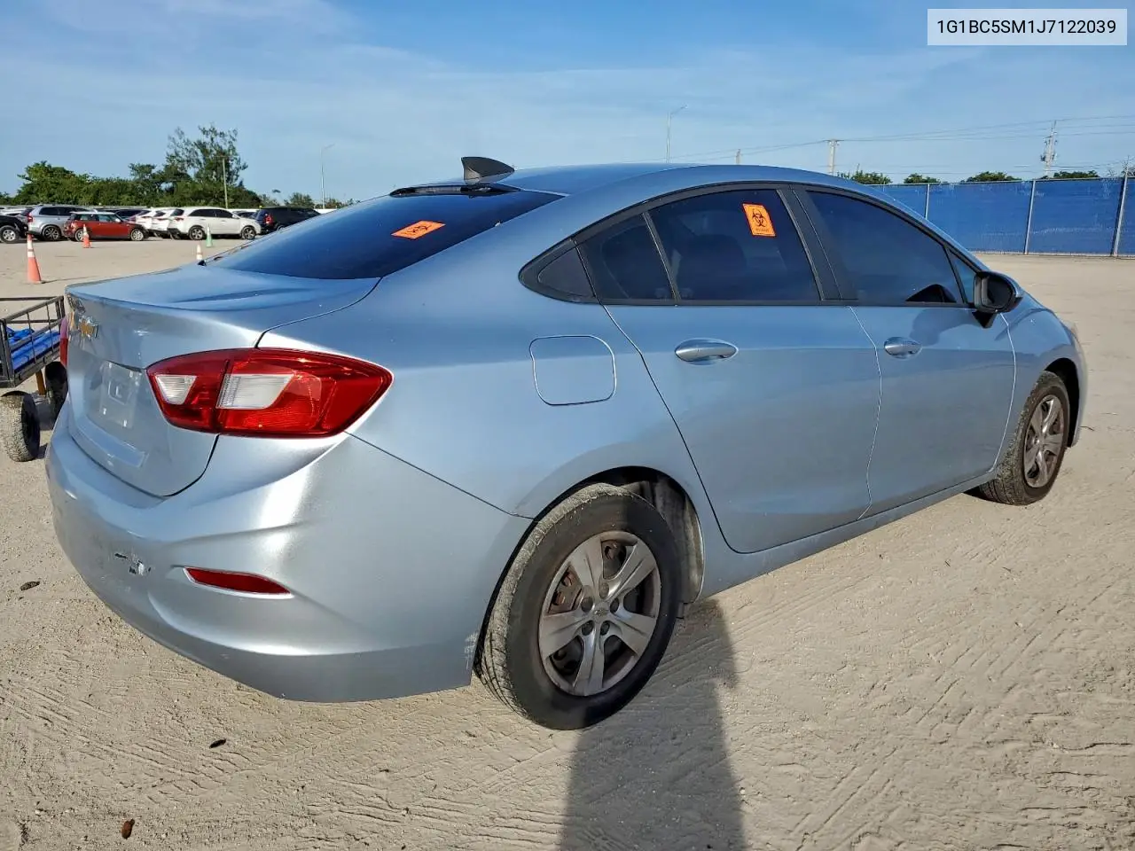 1G1BC5SM1J7122039 2018 Chevrolet Cruze Ls