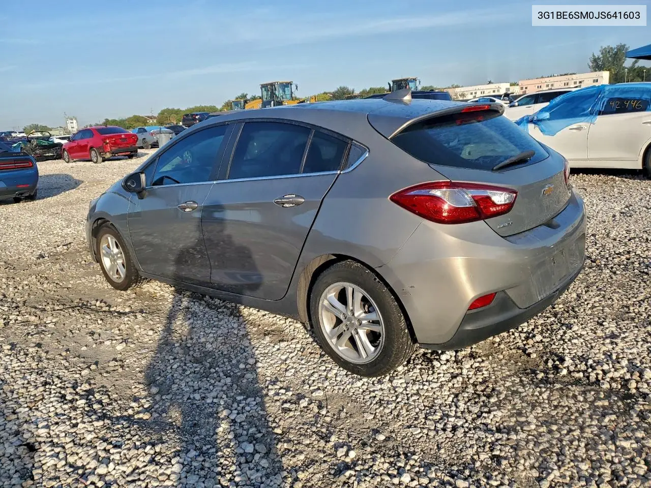 3G1BE6SM0JS641603 2018 Chevrolet Cruze Lt