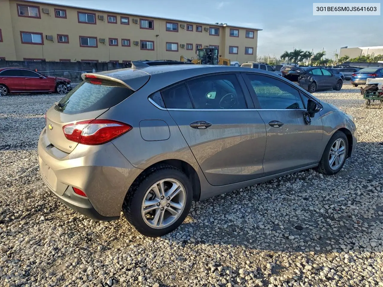 3G1BE6SM0JS641603 2018 Chevrolet Cruze Lt