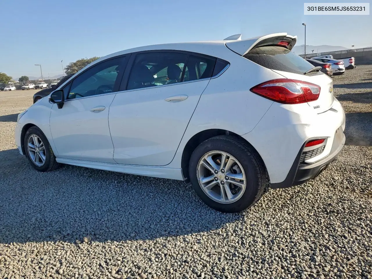 3G1BE6SM5JS653231 2018 Chevrolet Cruze Lt