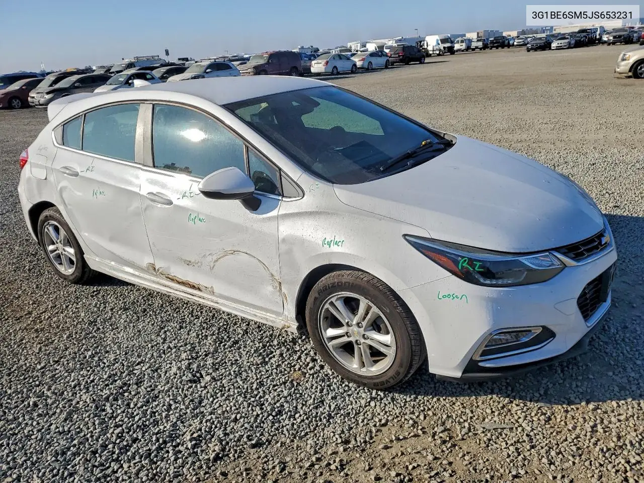 3G1BE6SM5JS653231 2018 Chevrolet Cruze Lt