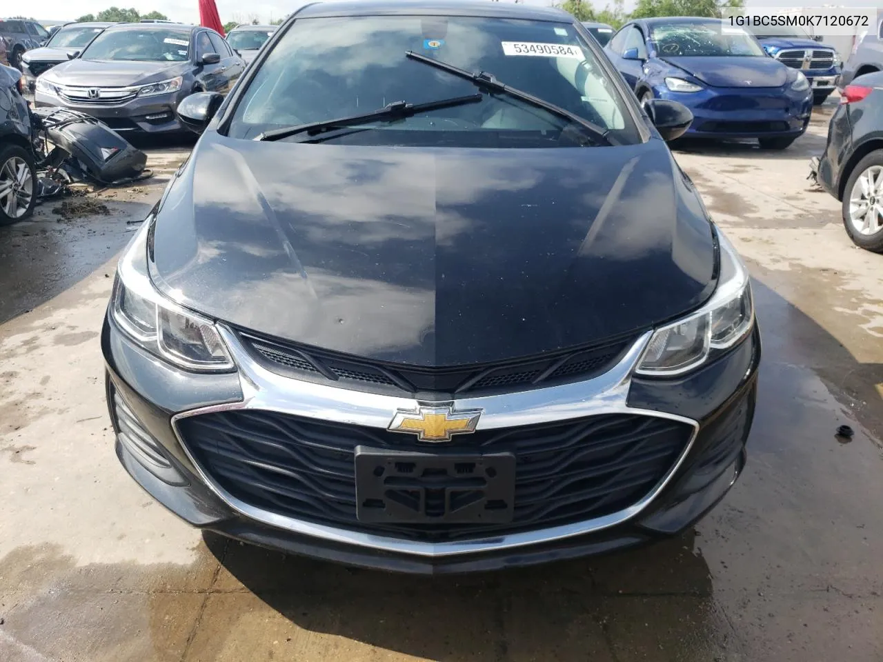 2019 Chevrolet Cruze Ls VIN: 1G1BC5SM0K7120672 Lot: 53490584