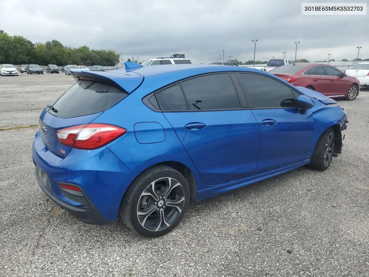 2019 Chevrolet Cruze Lt VIN: 3G1BE6SM5KS532703 Lot: 72447564