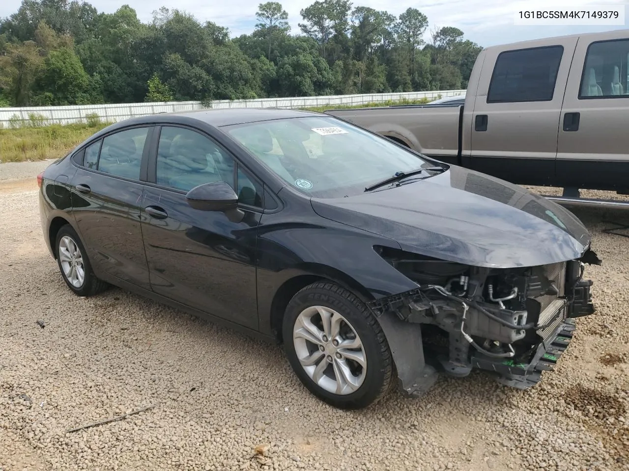 1G1BC5SM4K7149379 2019 Chevrolet Cruze Ls