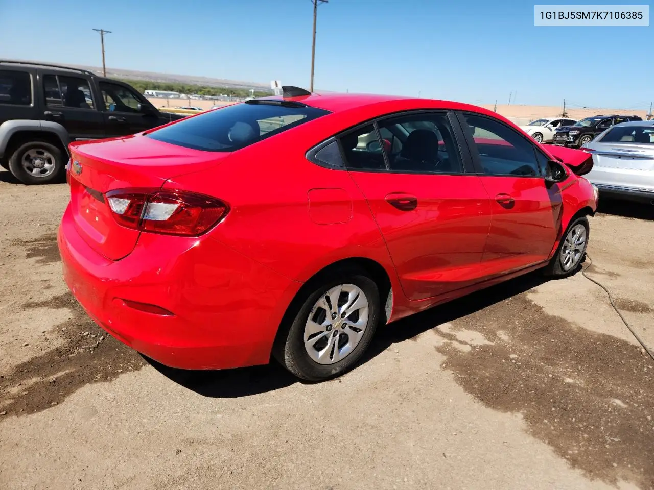 1G1BJ5SM7K7106385 2019 Chevrolet Cruze