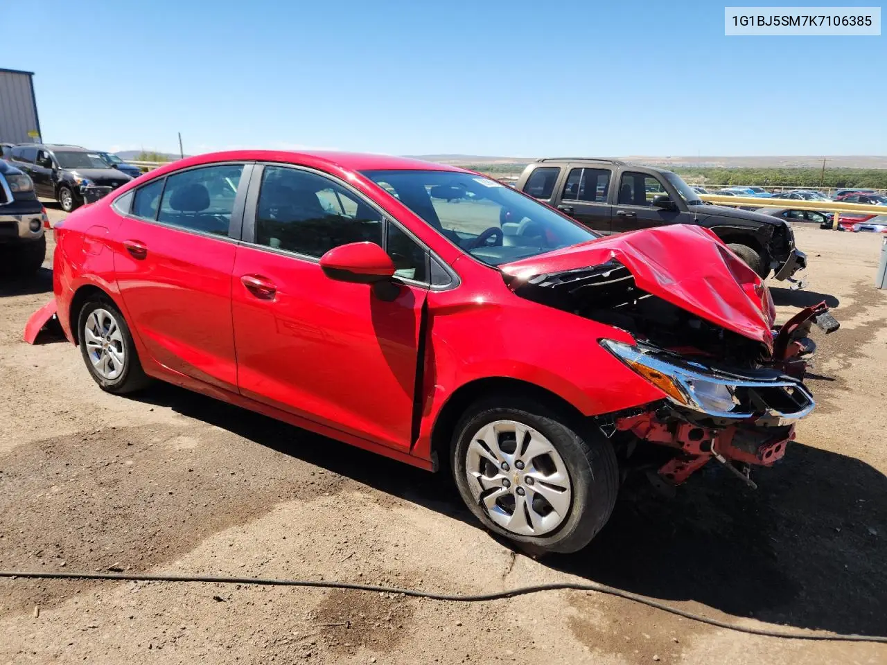 1G1BJ5SM7K7106385 2019 Chevrolet Cruze