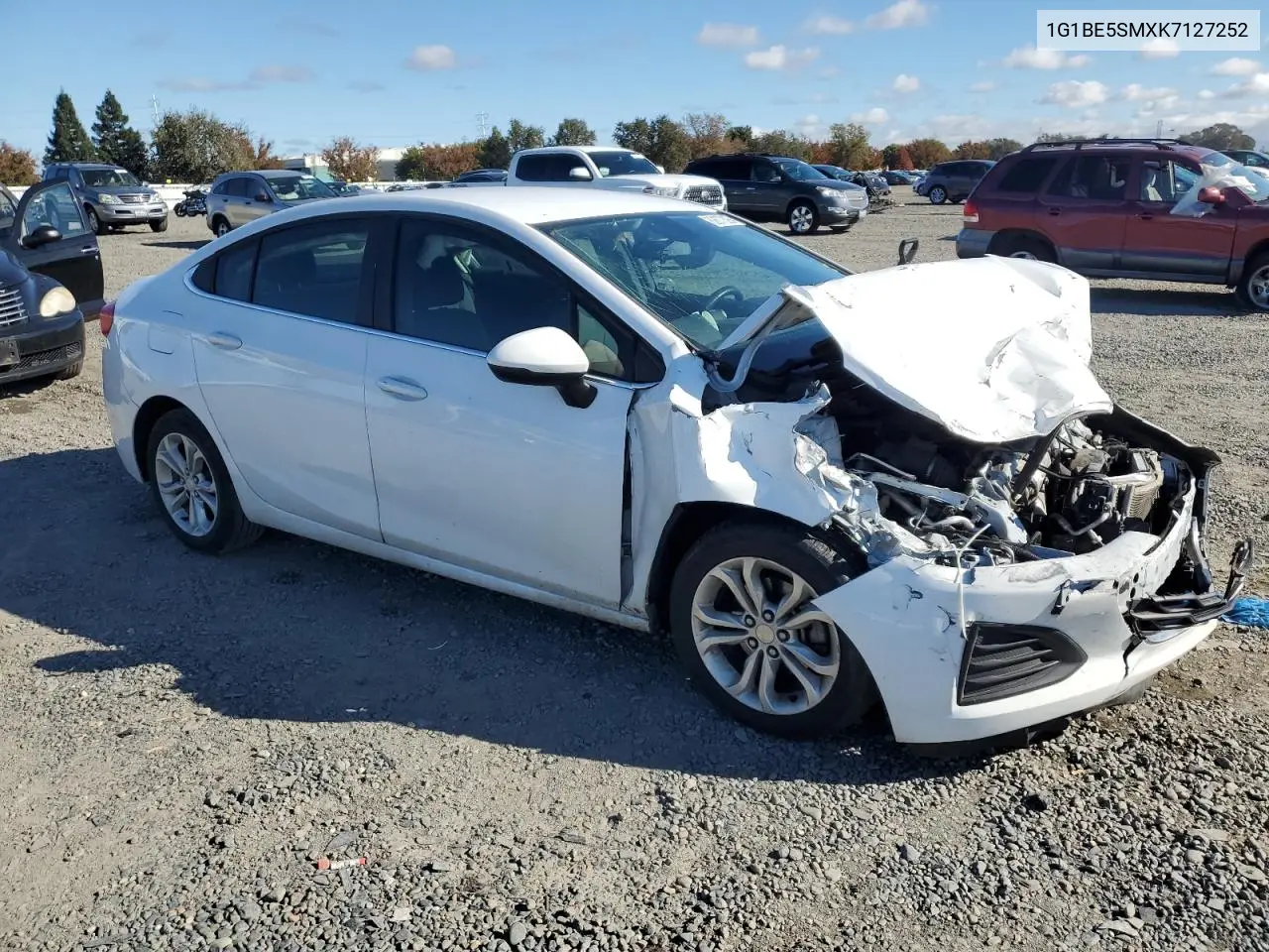 1G1BE5SMXK7127252 2019 Chevrolet Cruze Lt