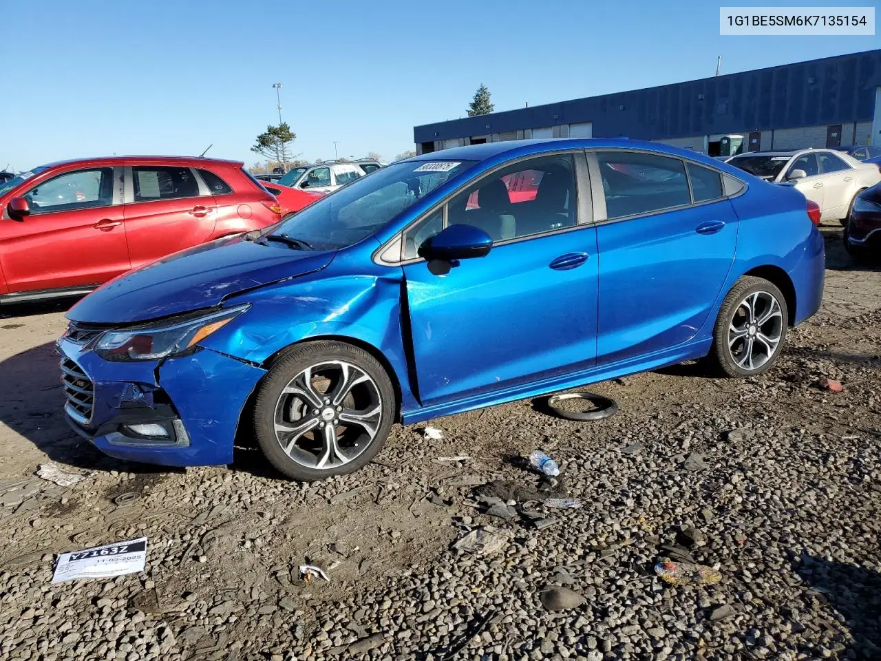 1G1BE5SM6K7135154 2019 Chevrolet Cruze Lt