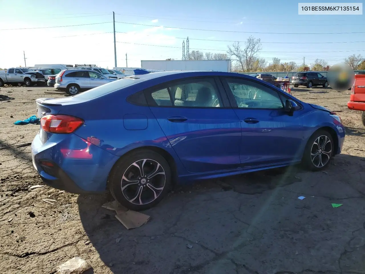 1G1BE5SM6K7135154 2019 Chevrolet Cruze Lt