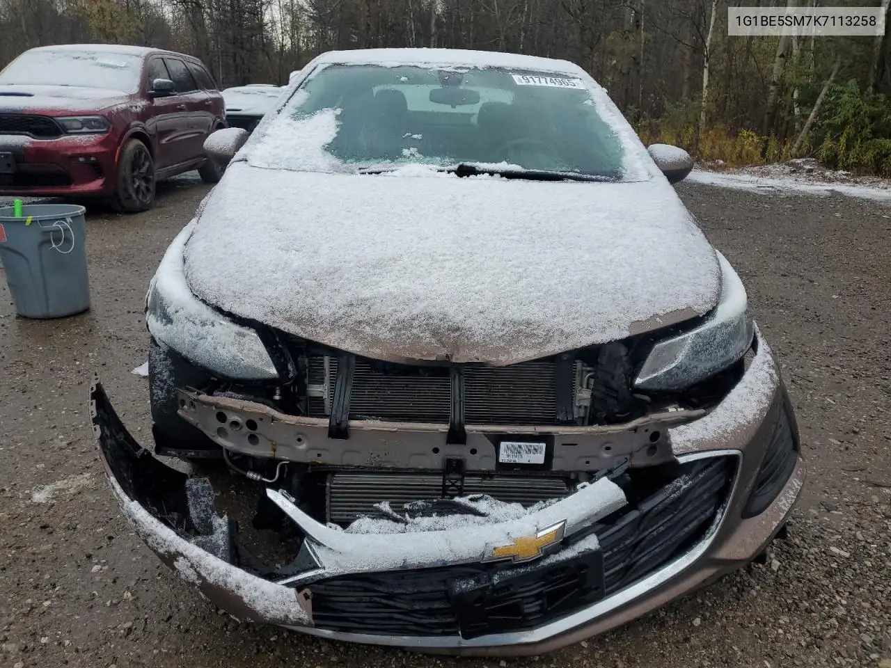 1G1BE5SM7K7113258 2019 Chevrolet Cruze Lt