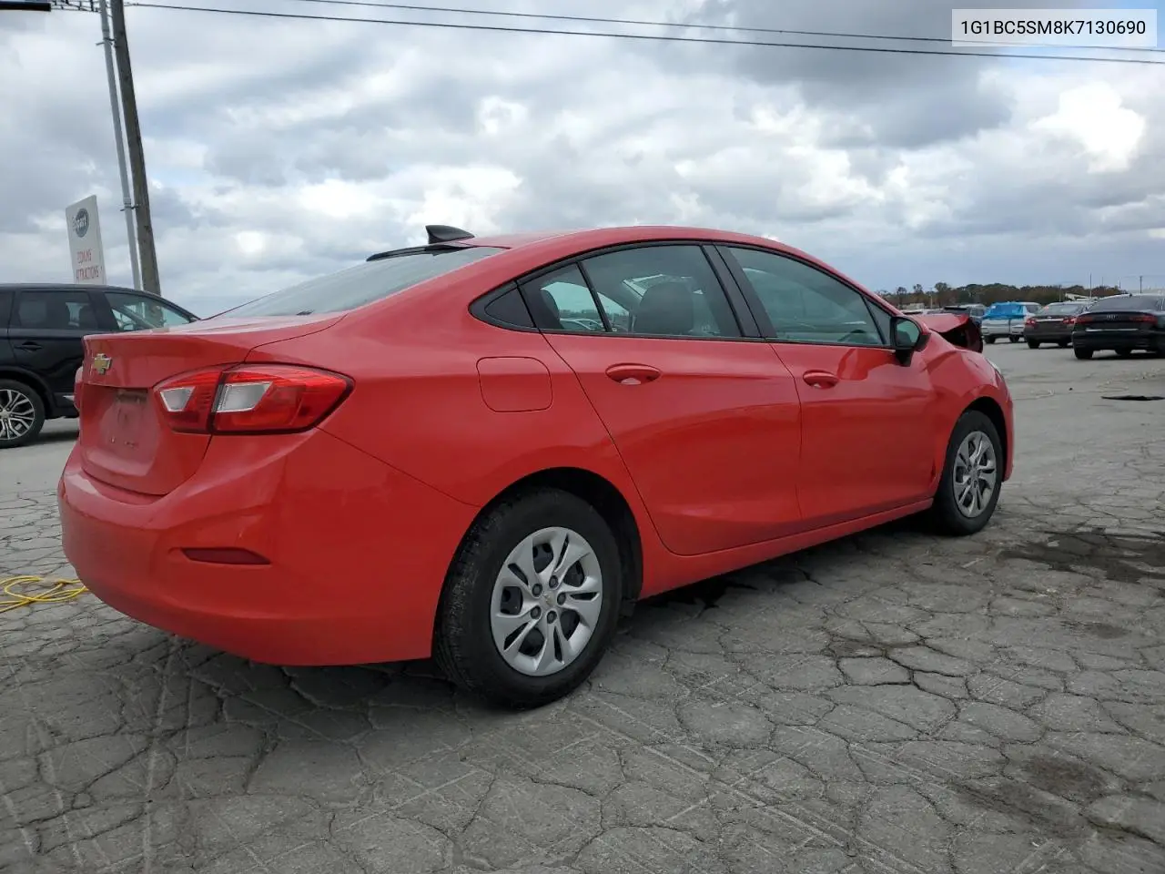 1G1BC5SM8K7130690 2019 Chevrolet Cruze Ls