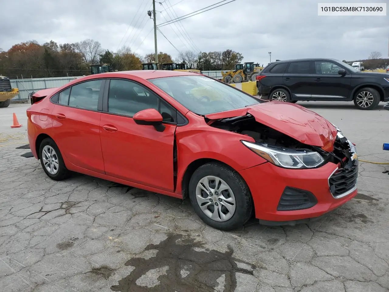 1G1BC5SM8K7130690 2019 Chevrolet Cruze Ls
