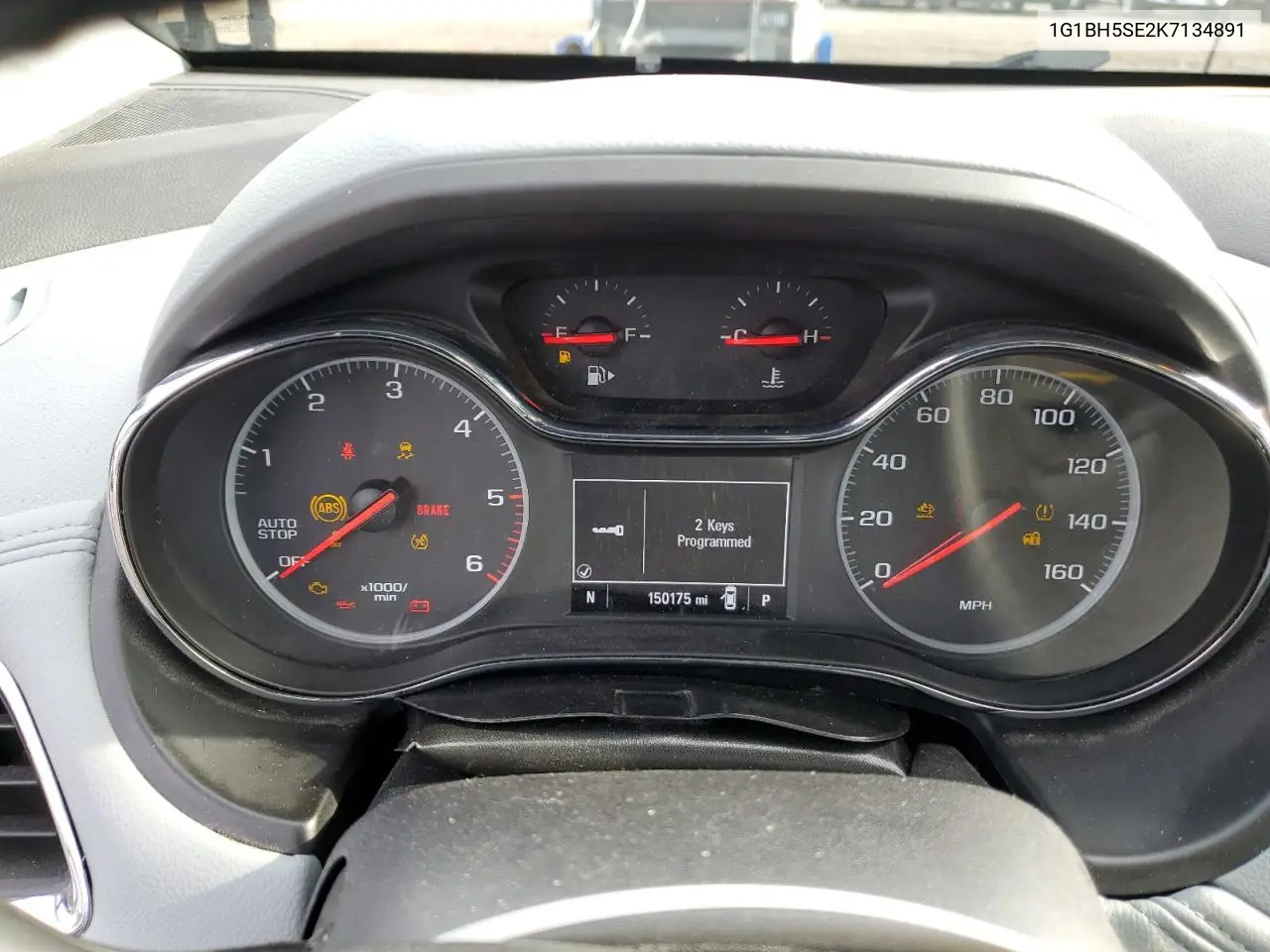 1G1BH5SE2K7134891 2019 Chevrolet Cruze