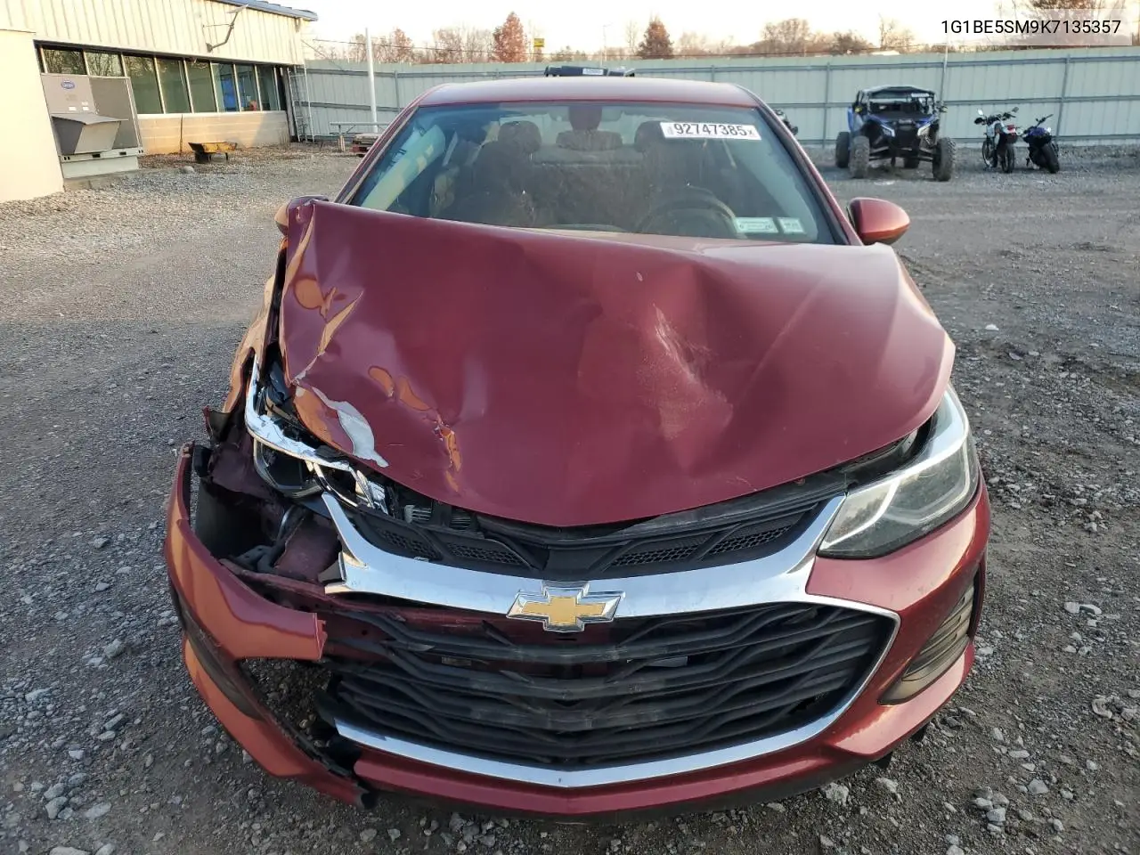 1G1BE5SM9K7135357 2019 Chevrolet Cruze Lt
