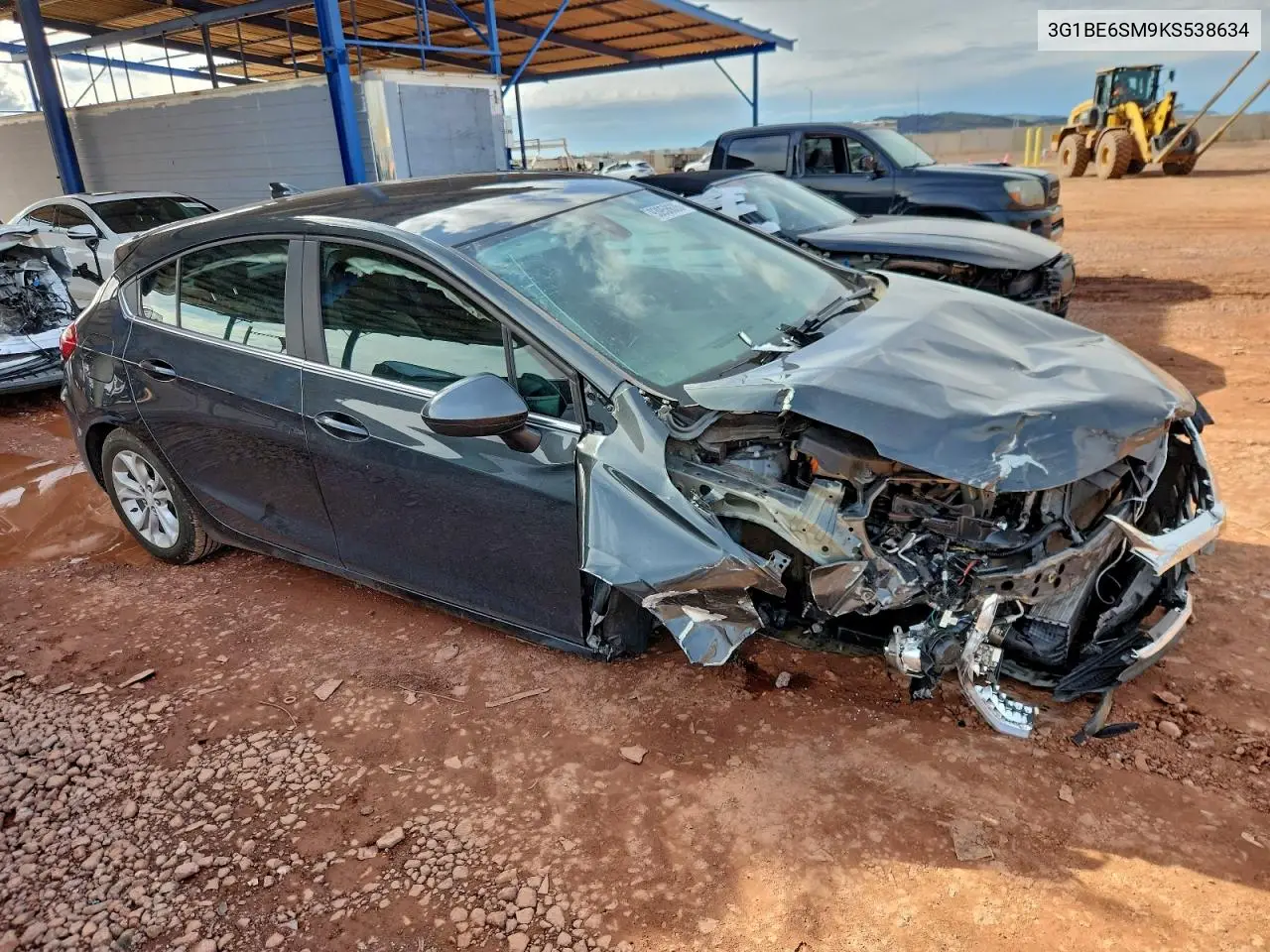 3G1BE6SM9KS538634 2019 Chevrolet Cruze Lt