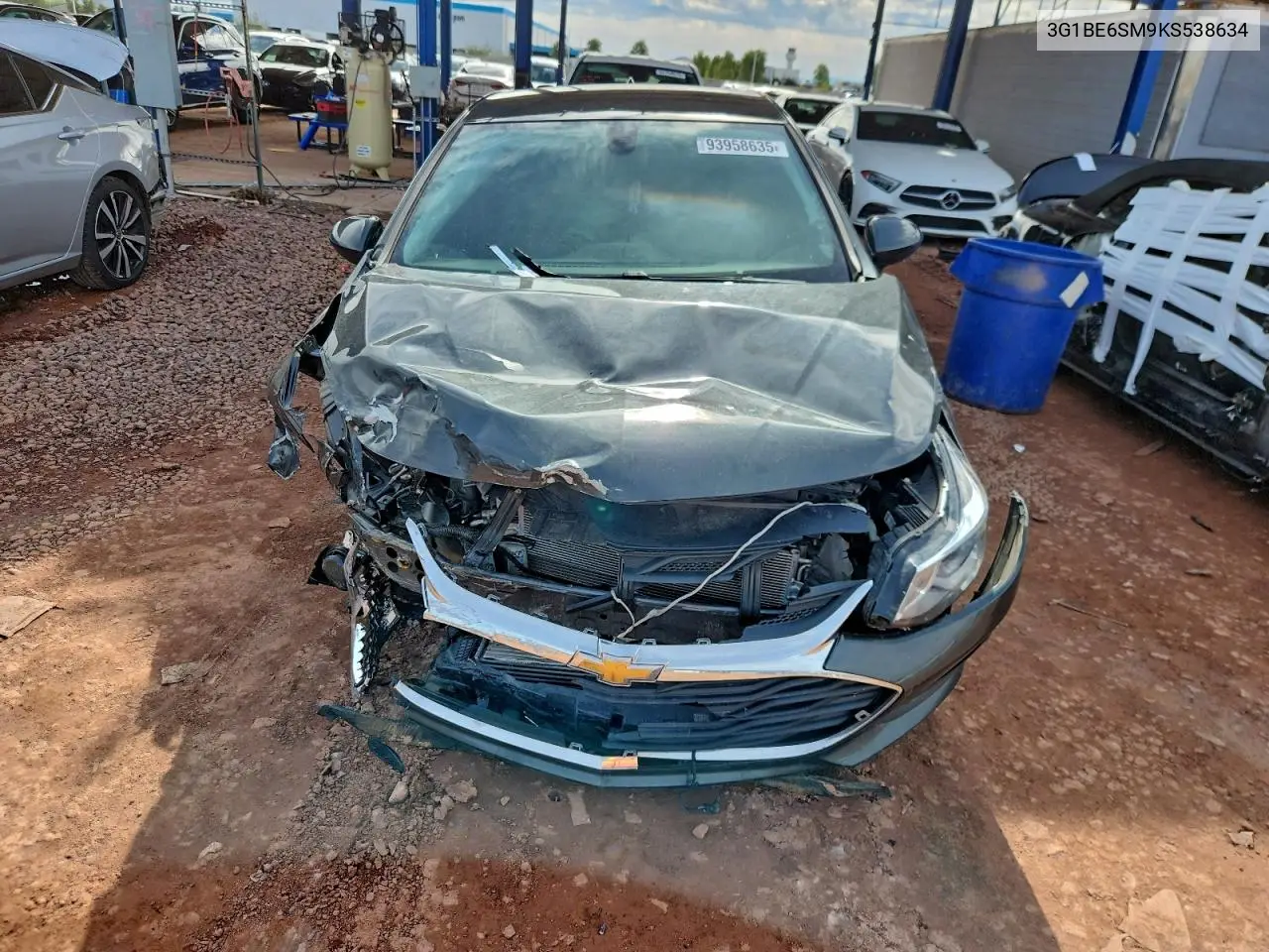 3G1BE6SM9KS538634 2019 Chevrolet Cruze Lt