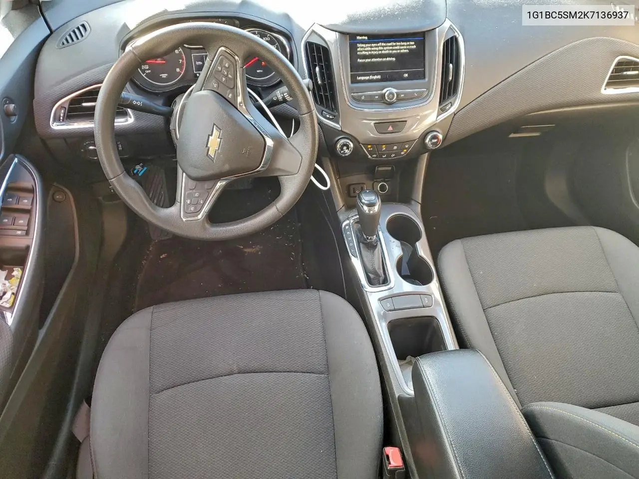 1G1BC5SM2K7136937 2019 Chevrolet Cruze Ls