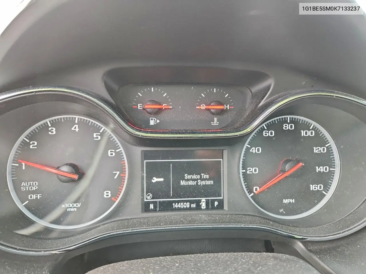 1G1BE5SM0K7133237 2019 Chevrolet Cruze Lt