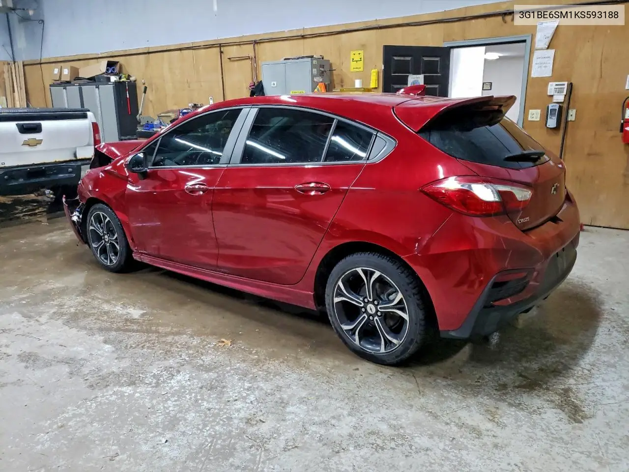 3G1BE6SM1KS593188 2019 Chevrolet Cruze Lt