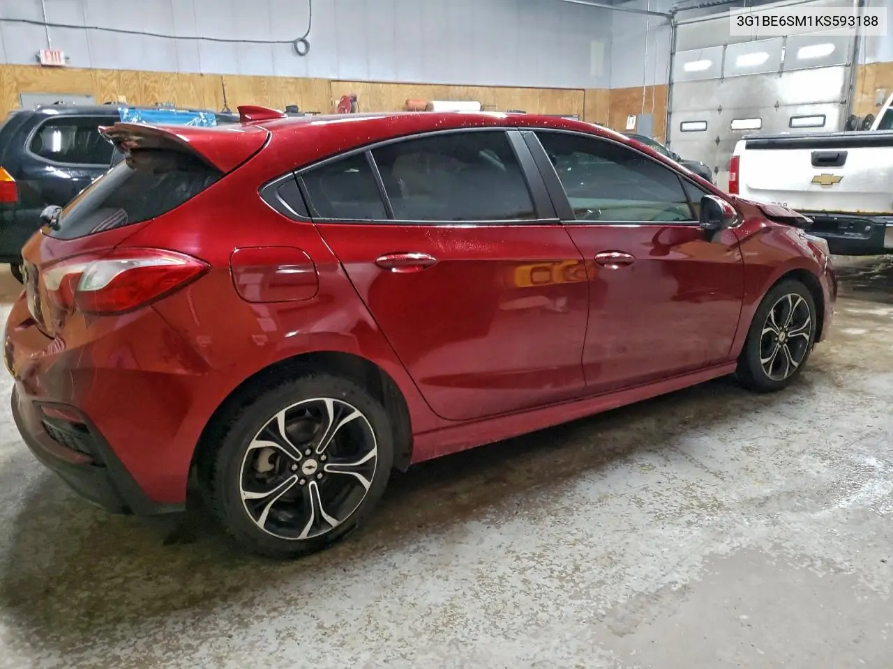 3G1BE6SM1KS593188 2019 Chevrolet Cruze Lt