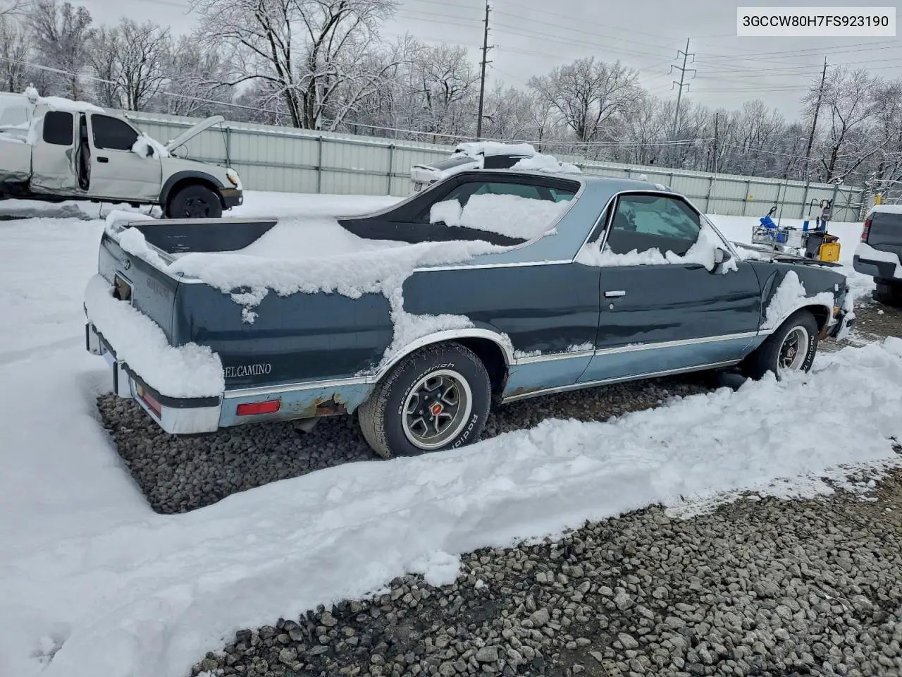 3GCCW80H7FS923190 1985 Chevrolet El Camino