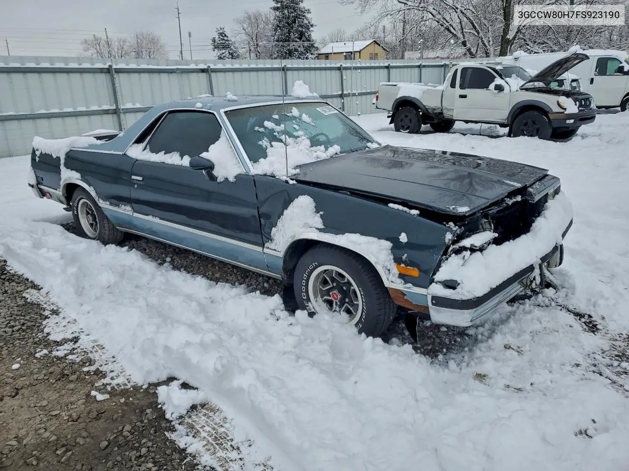 3GCCW80H7FS923190 1985 Chevrolet El Camino