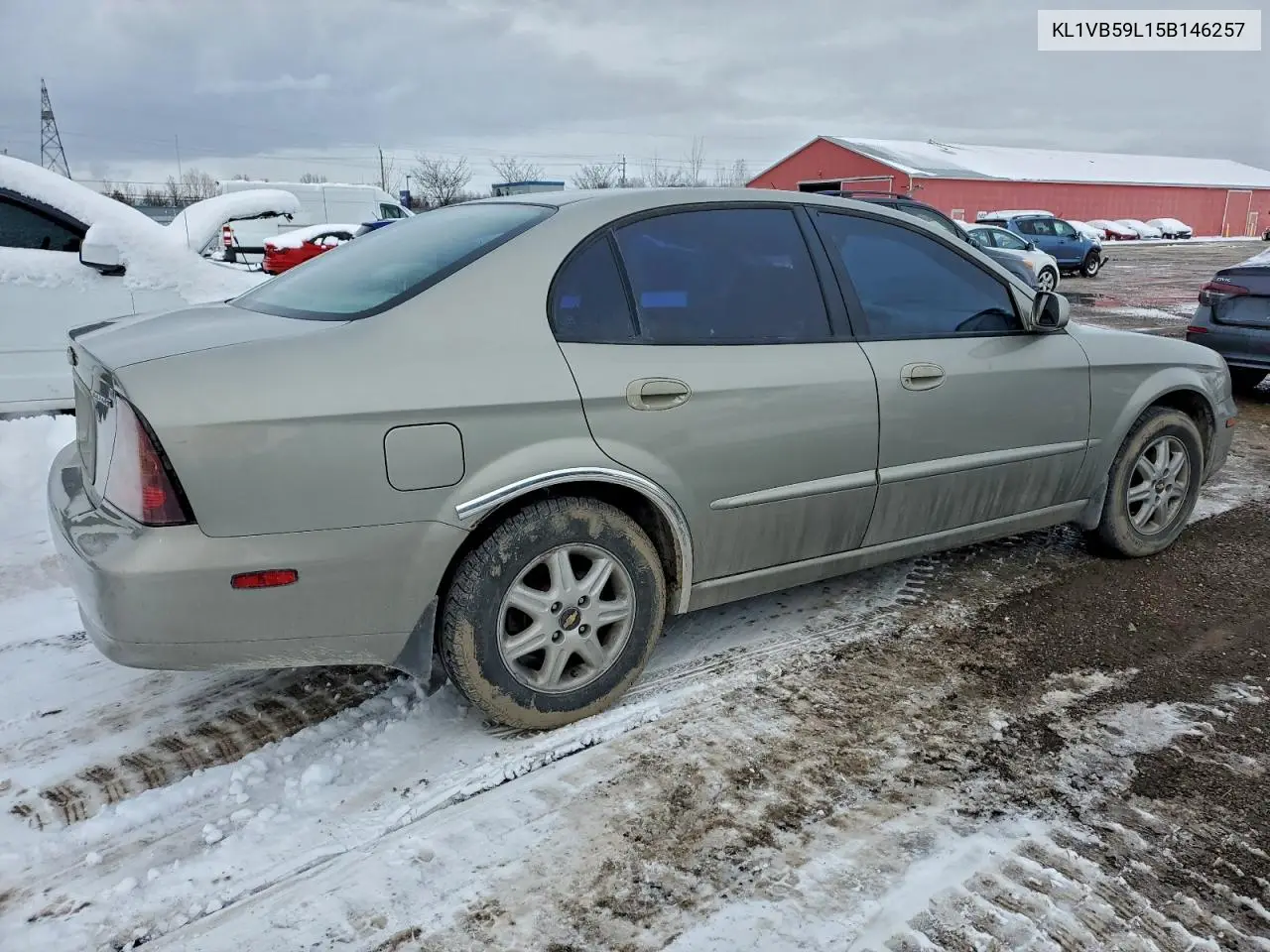 2005 Chevrolet Epica Ls VIN: KL1VB59L15B146257 Lot: 93912615