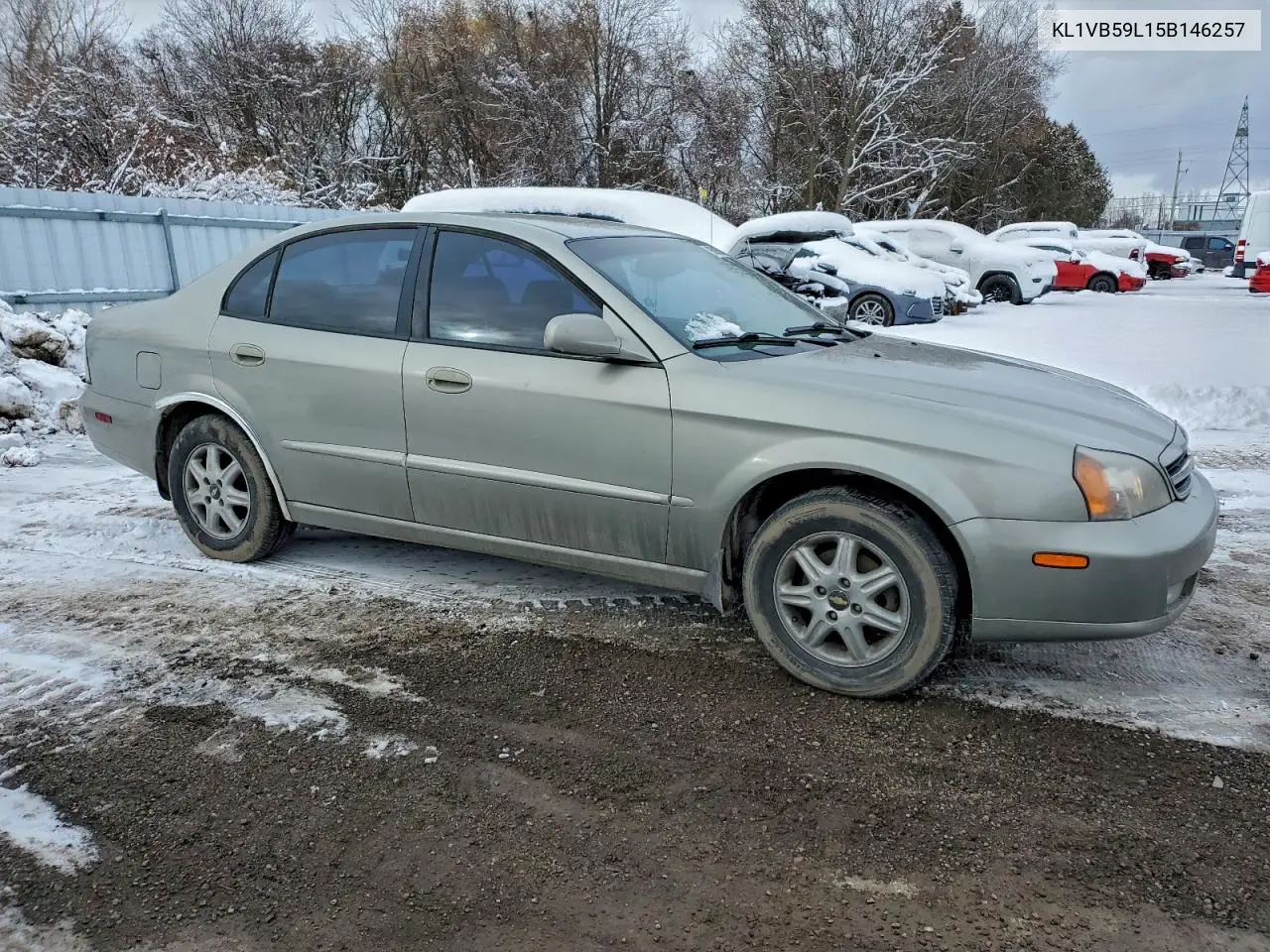 2005 Chevrolet Epica Ls VIN: KL1VB59L15B146257 Lot: 93912615