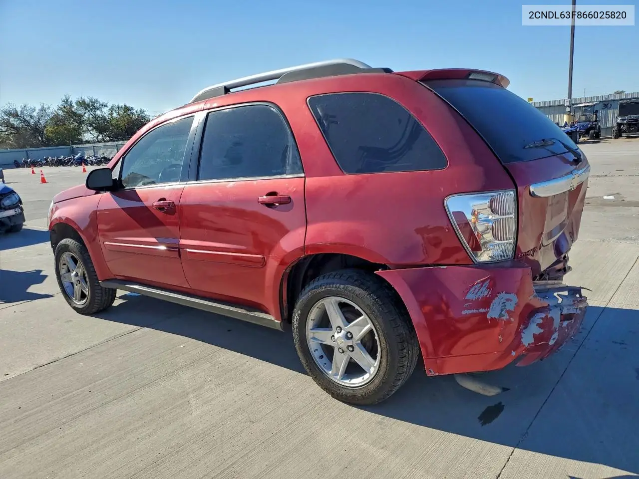 2CNDL63F866025820 2006 Chevrolet Equinox Lt