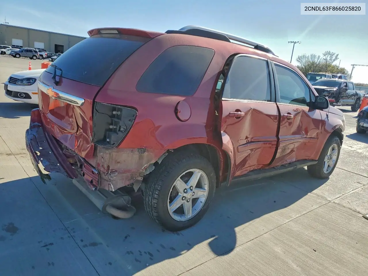 2CNDL63F866025820 2006 Chevrolet Equinox Lt