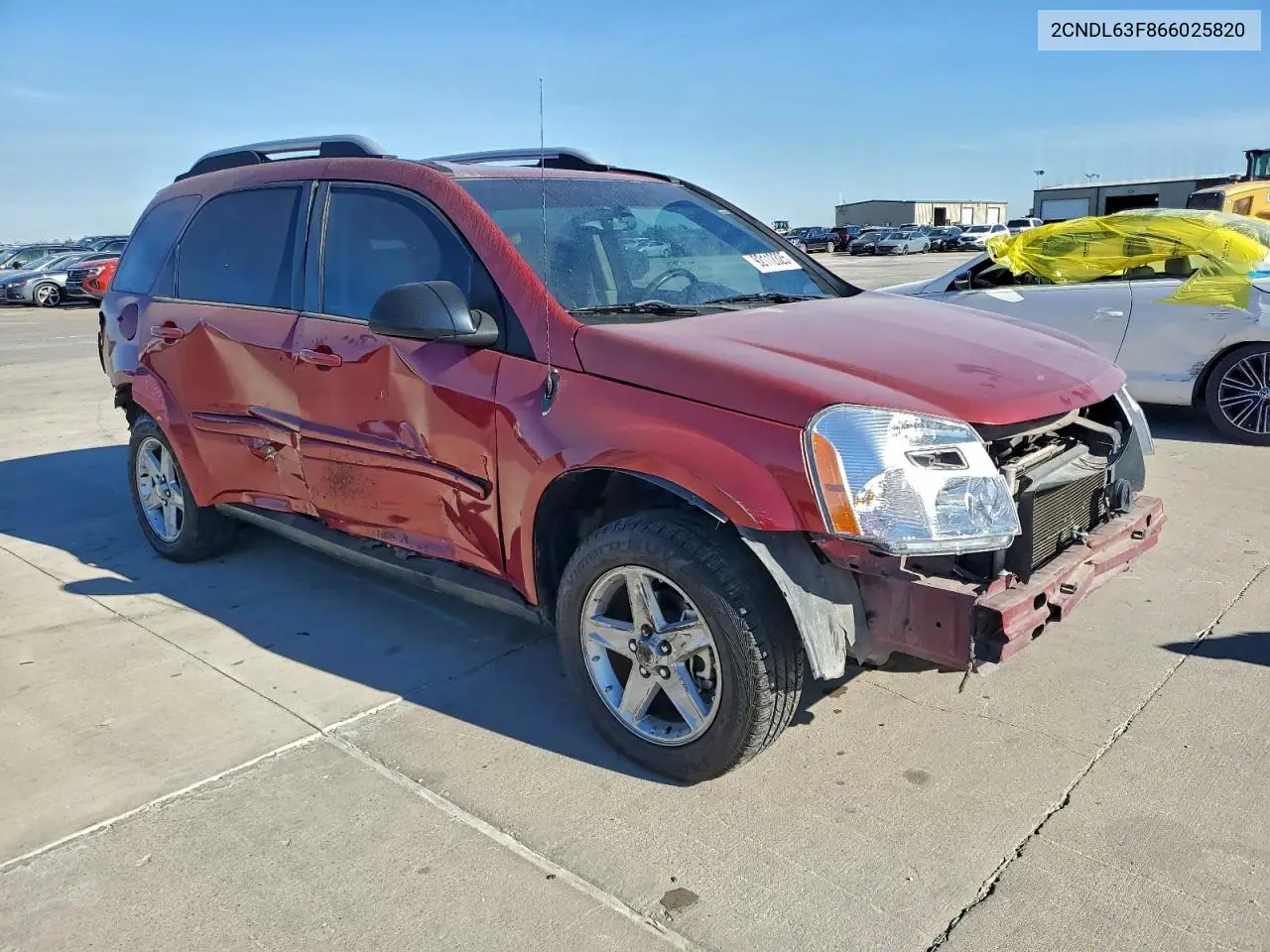 2CNDL63F866025820 2006 Chevrolet Equinox Lt