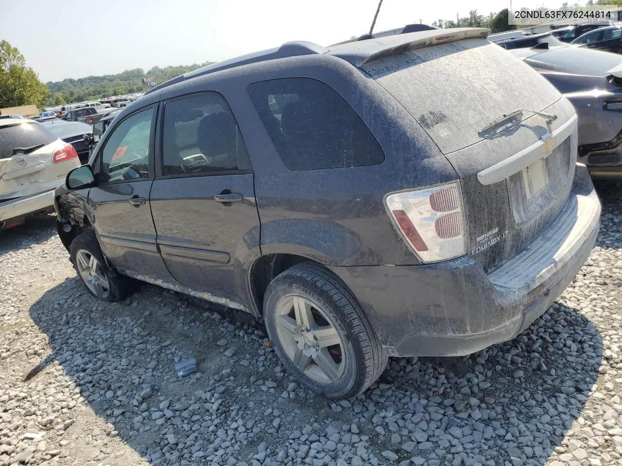 2007 Chevrolet Equinox Lt VIN: 2CNDL63FX76244814 Lot: 69070534