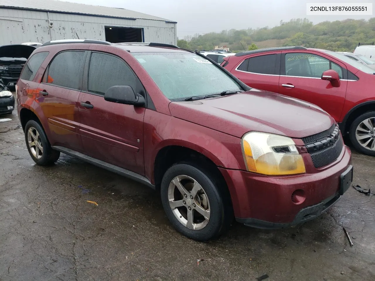 2007 Chevrolet Equinox Ls VIN: 2CNDL13F876055551 Lot: 72706664