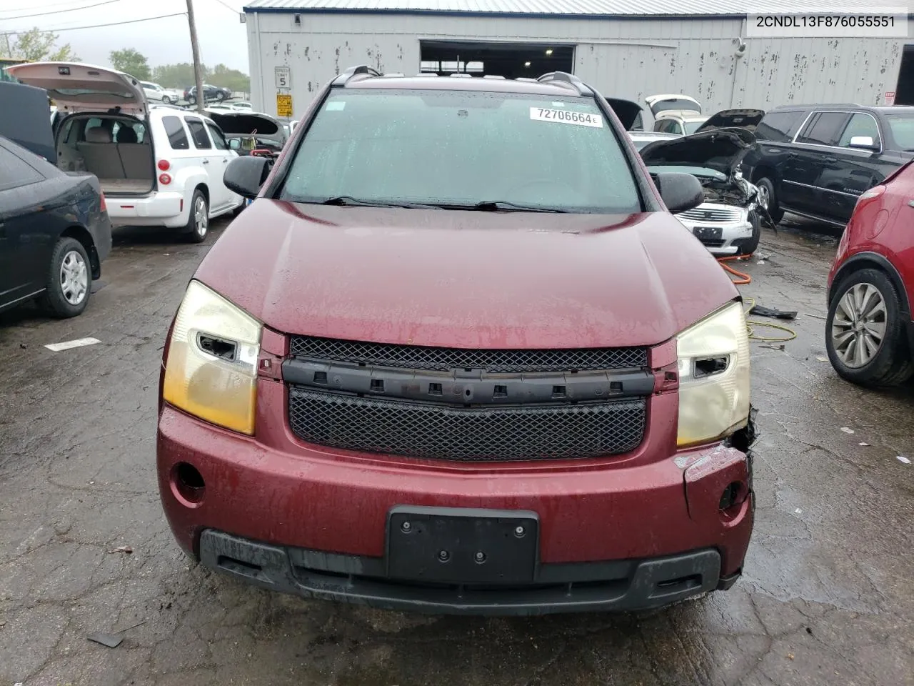 2CNDL13F876055551 2007 Chevrolet Equinox Ls