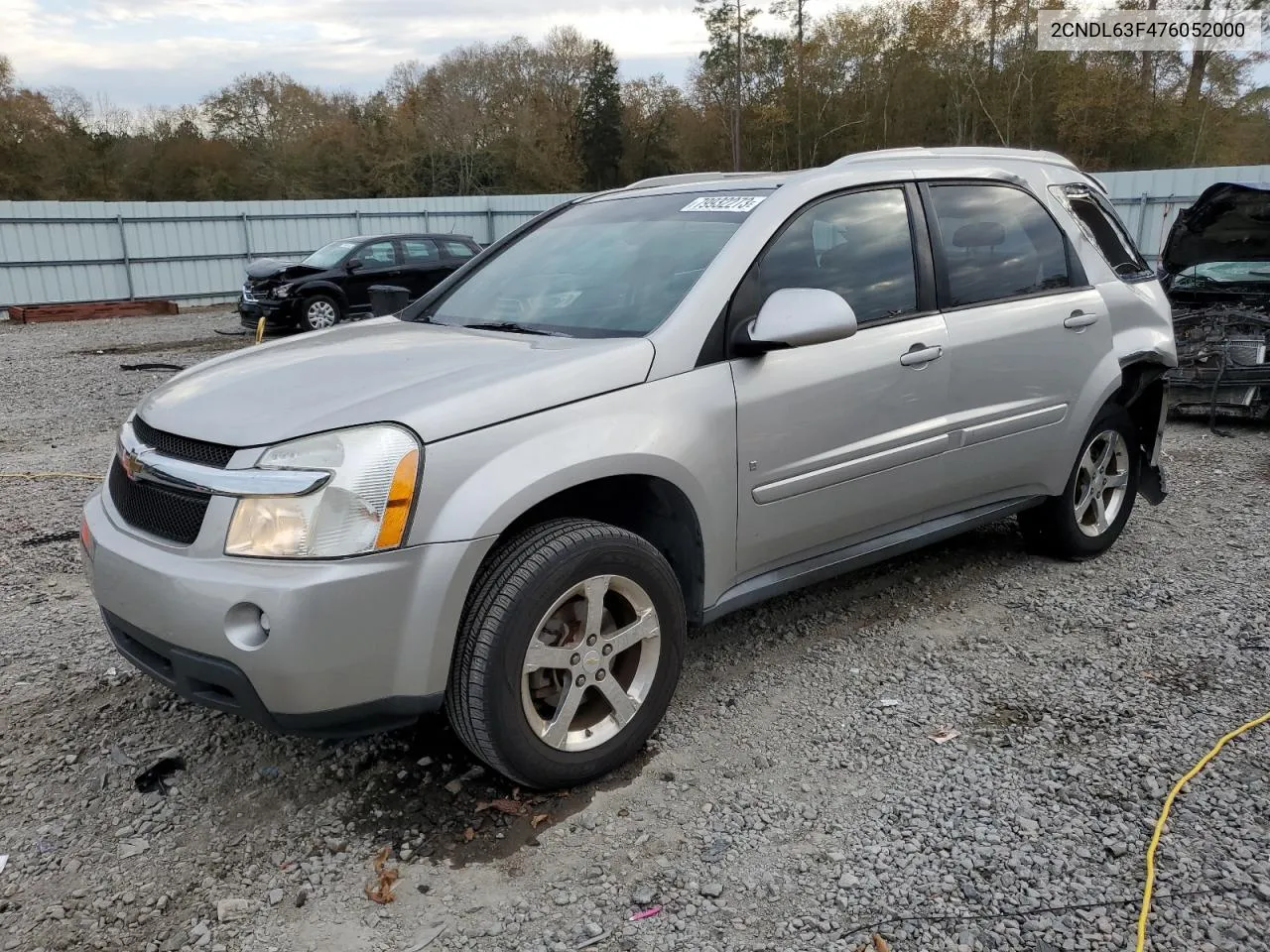 2007 Chevrolet Equinox Lt VIN: 2CNDL63F476052000 Lot: 79932273