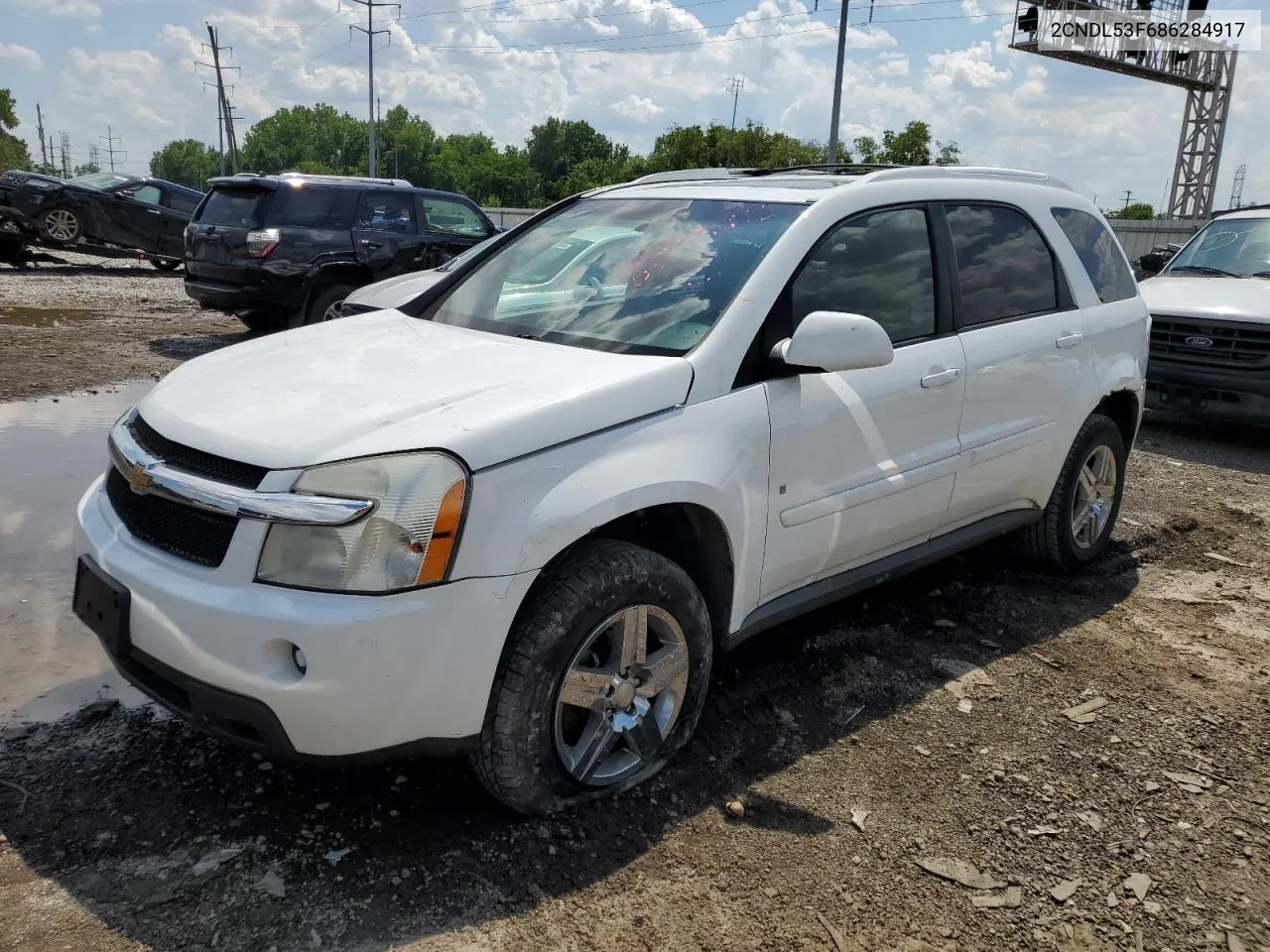 2008 Chevrolet Equinox Lt VIN: 2CNDL53F686284917 Lot: 55535874