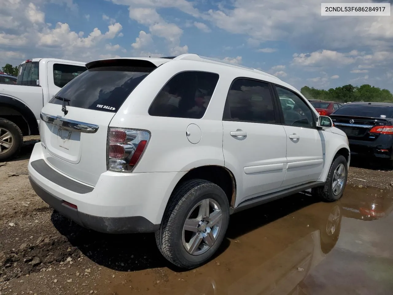 2008 Chevrolet Equinox Lt VIN: 2CNDL53F686284917 Lot: 55535874